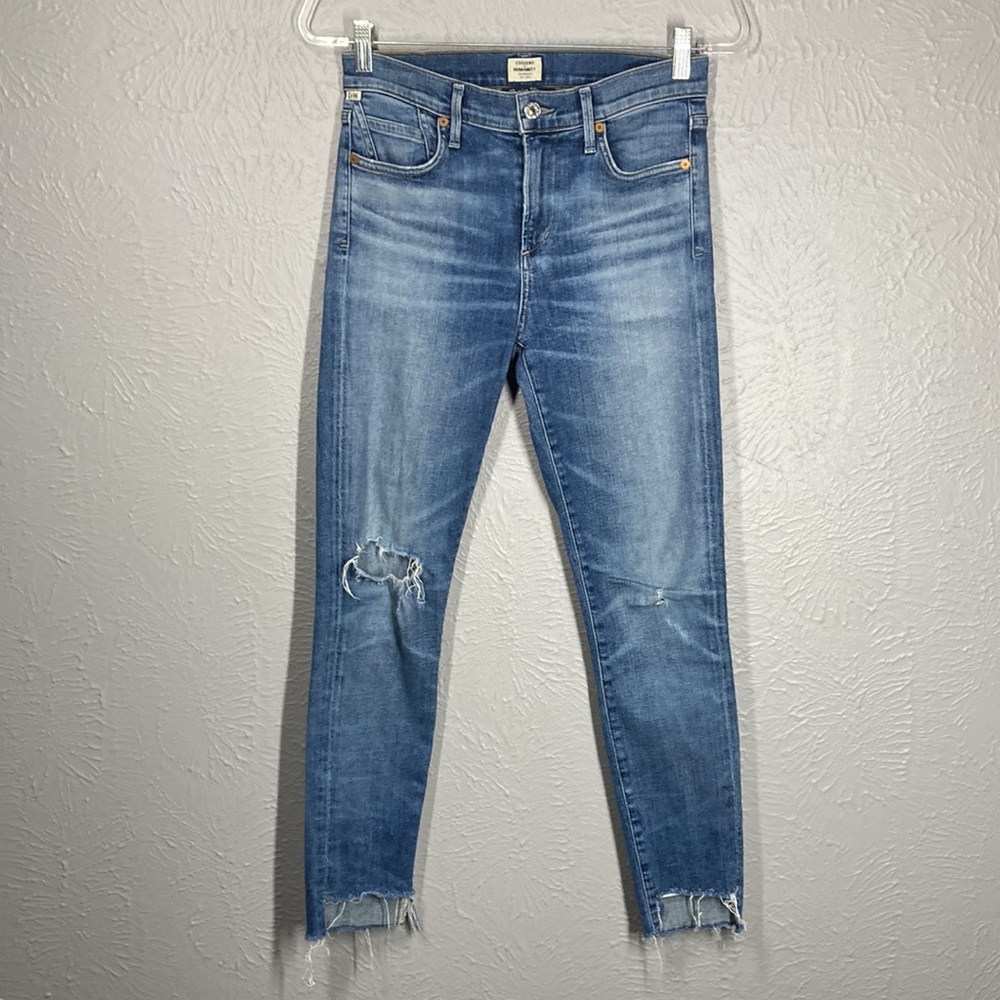 Citizens Of Humanity Blue Rocket High Rise Skinny Premium Vintage Jeans … - Picture 2 of 15